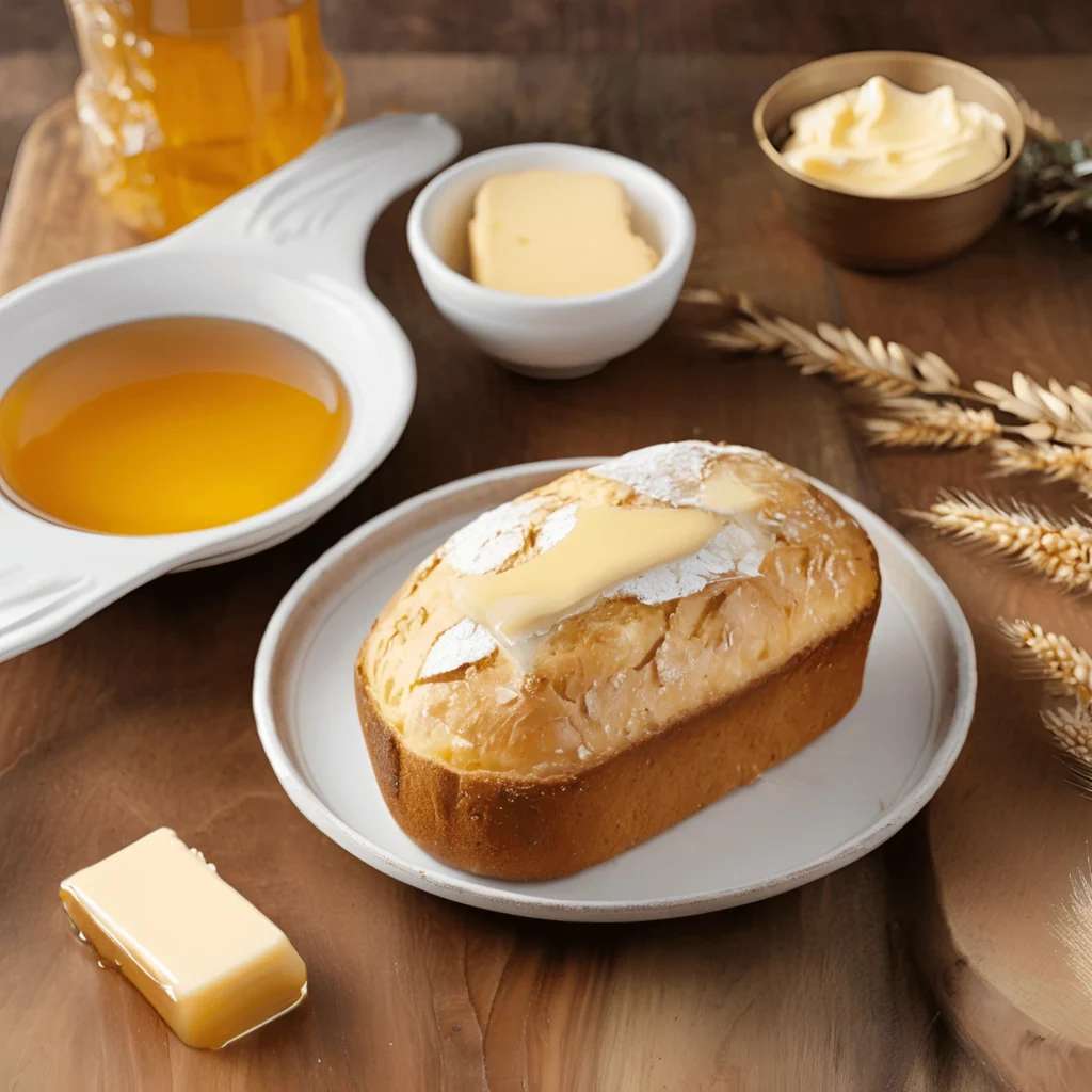 Simple Loaf Cake with Honey and Butter